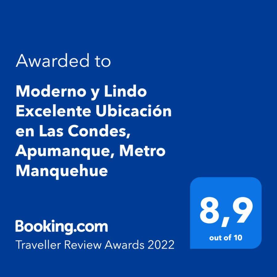 Moderno Y Lindo Excelente Ubicacion En Las Condes, Apumanque, Metro Manquehue Apartamento Santiago